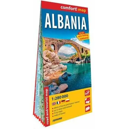 Comfort! map Albania 1:280 000 praca zbiorowa