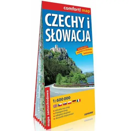 Praca zbiorowa Comfort! map czechy i słowacja 1:600 000