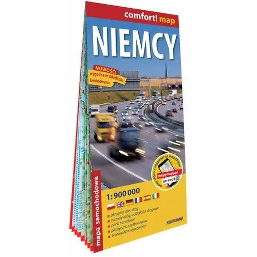 Comfort! map Niemcy 1:900 000 w.2023 praca zbiorowa