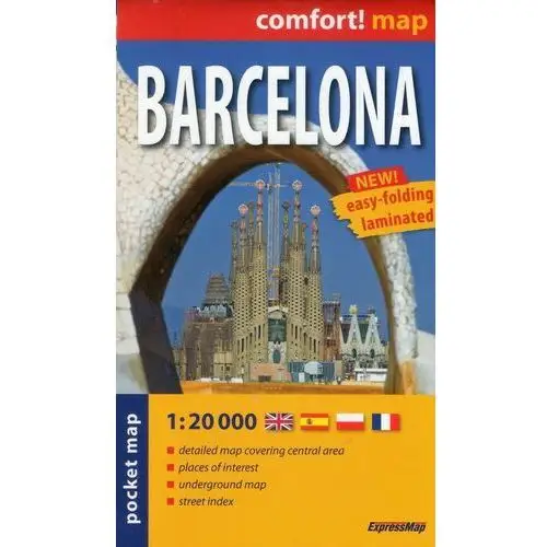 Comfort!map Barcelona midi 1:20 000 plan miasta - ExpressMap