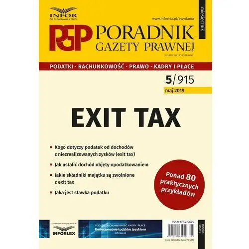 Exit tax Praca zbiorowa
