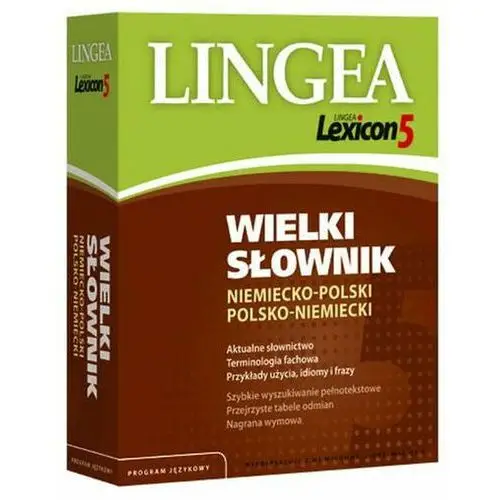Lingea. wielki słownik niemiecko-polski, polsko-niemiecki Praca zbiorowa