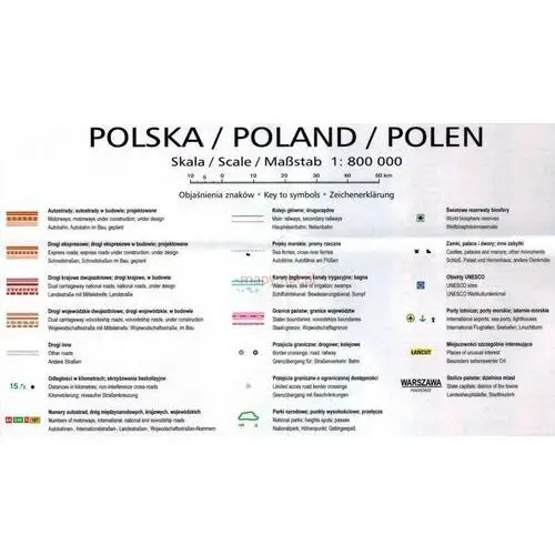 Polska. Mapa drogowa 1:800 000, 12232