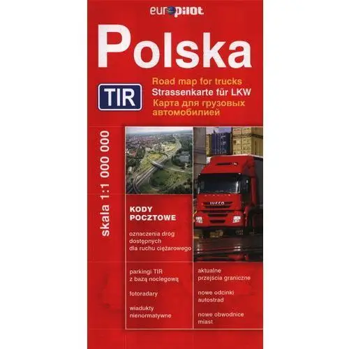 Praca zbiorowa Polska tir mapa drogowa 1:1 000 000