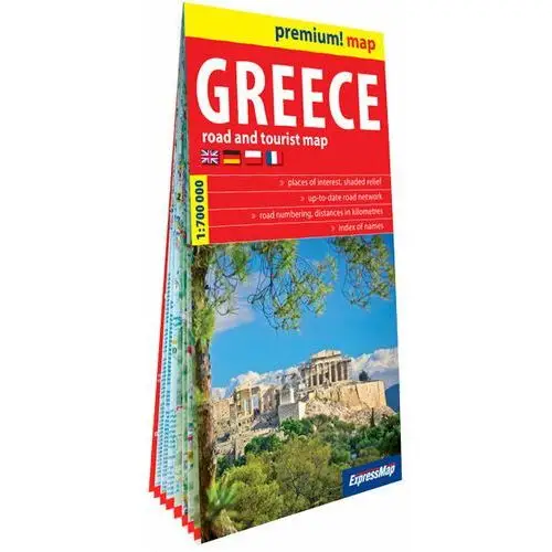 Praca zbiorowa Premium!map grecja 1:700 000