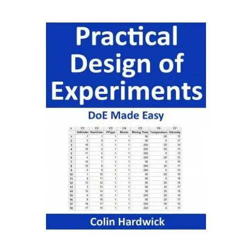 Practical design of experiments Createspace independent publishing platform