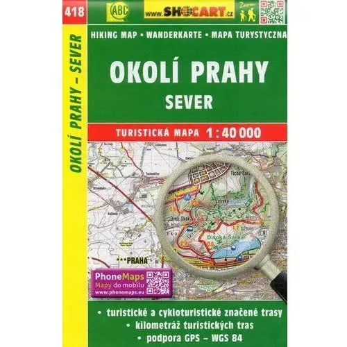 Praga - okolice Północne. Mapa 1:40 000