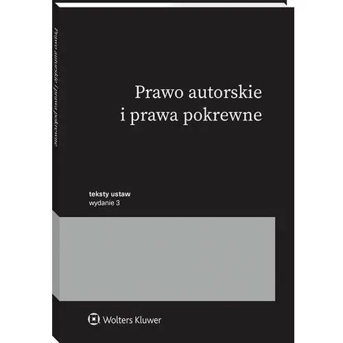 Prawo autorskie i prawa pokrewne. Przepisy