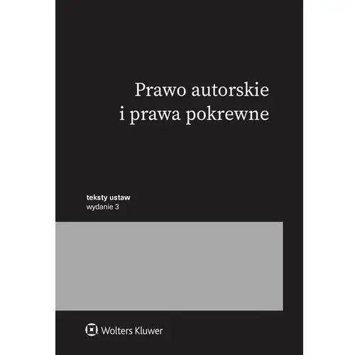 Prawo autorskie i prawa pokrewne. Przepisy