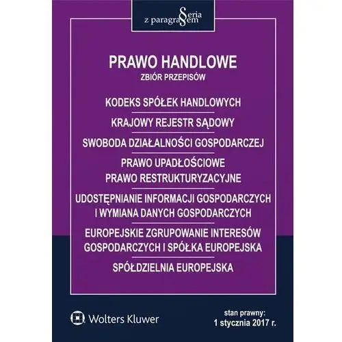 Prawo handlowe Zbiór przepisów