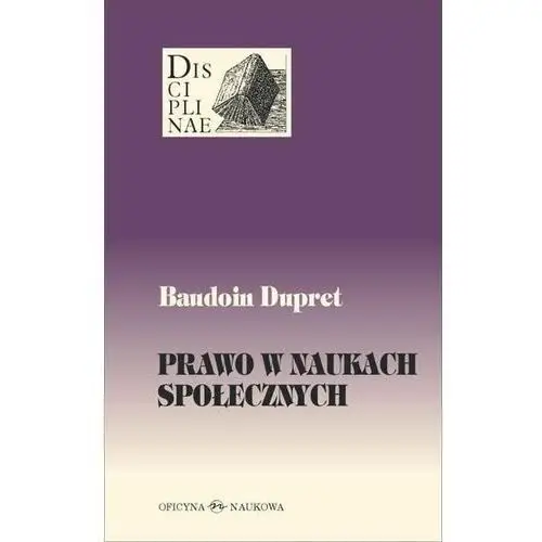 Prawo w naukach społecznych - Baudoin Dupret