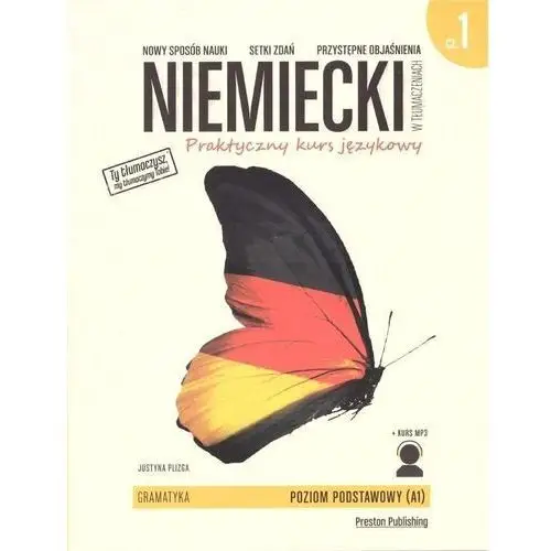 Preston publishing Niemiecki w tłumaczeniach. praktyczny kurs językowy. gramatyka. część 1. poziom a1 + cd