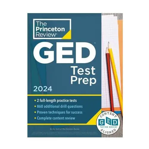 Princeton Review GED Test Prep, 2024: 2 Practice Tests + Review & Techniques + Online Features