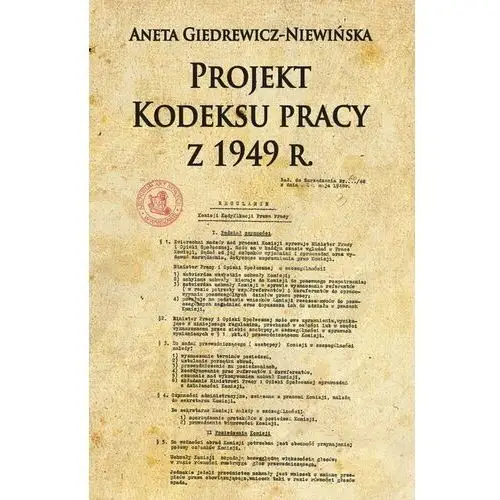 Projekt Kodeksu pracy z 1949 r