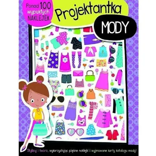 Projektantka mody. Ponad 100 wypukłych naklejek