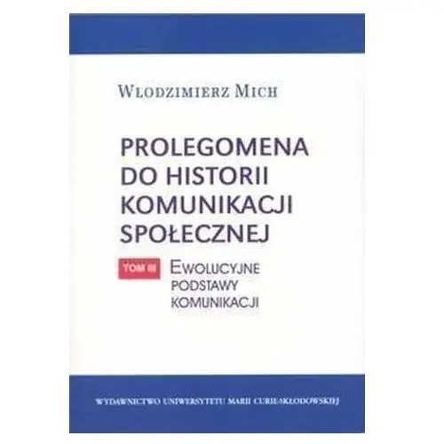 Prolegomena do historii komunikacji społecznej