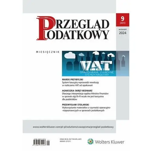 Przegląd Podatkowy. Nr 9/2024