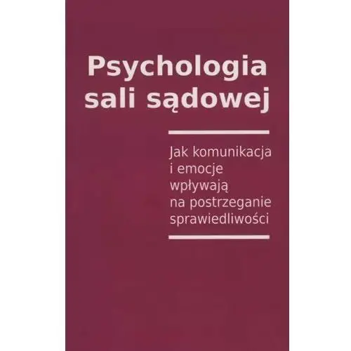 Psychologia sali sądowej