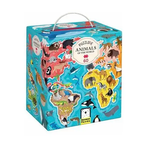 Puzzlove Animals. Around the World 4+