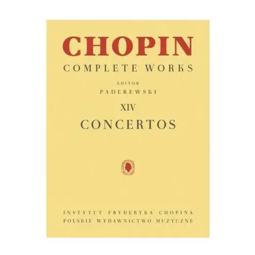 Pwm Concertos: piano reduction for two pianos chopin complete works vol. xiv