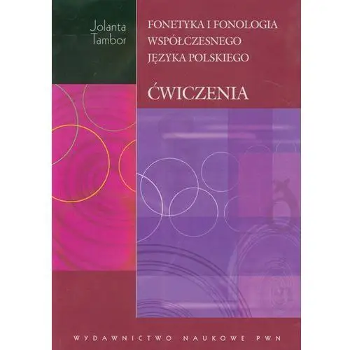 Pwn Fonetyka i fonologia współczesnego języka polskiego z płytą cd - jolanta tambor