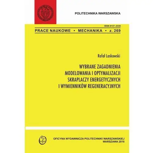 Wybrane zagadnienia modelowa i optymalizacji skraplaczy energetycznych i wymienników regeneracyjnych, AZ#174596A1EB/DL-ebwm/pdf