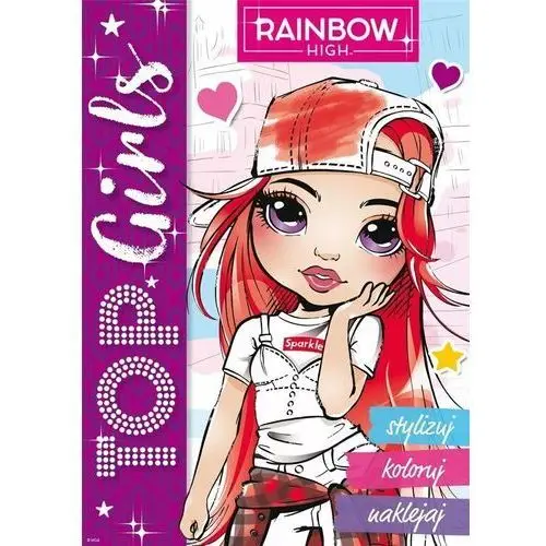 Rainbow High. Top Girls. Stylizuj, koloruj, naklejaj 3