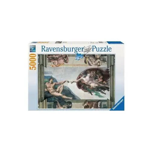 Ravensburger Puzzle michał anioł stworzenie adama 5000