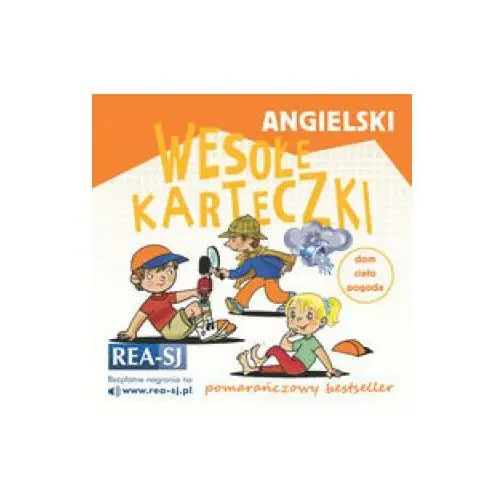 Rea Angielski - wesołe karteczki. pomarańczowy bestseller