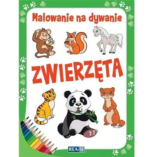 Malowanie na dywanie. zwierzęta