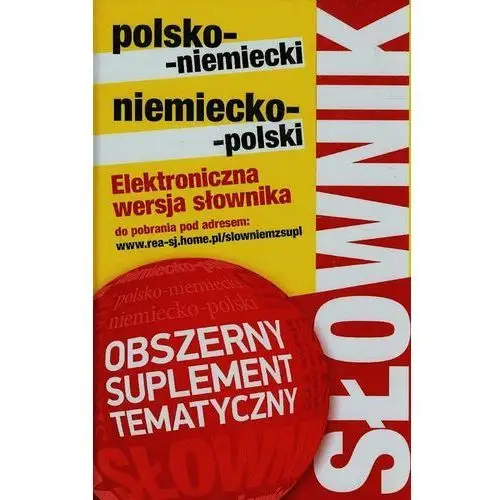 Słownik polsko-niemiecki niemiecko-polski z płytą cd Rea