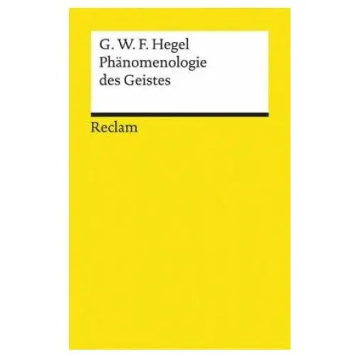 Phänomenologie des Geistes