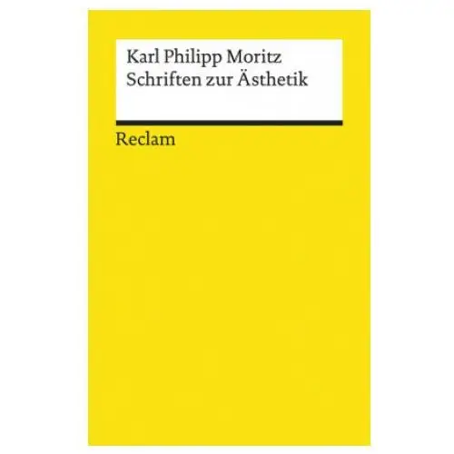 Schriften zur Ästhetik Reclam philipp jun