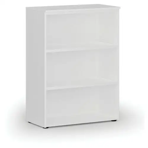 Regał biurowy PRIMO WHITE, 1087 x 800 x 420 mm, biały