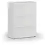 Regał biurowy PRIMO WHITE, 1087 x 800 x 420 mm, biały Sklep on-line