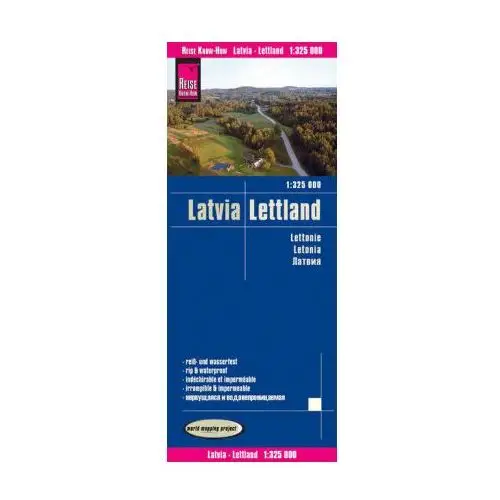 Reise Know-How Landkarte Lettland 1: 325 000