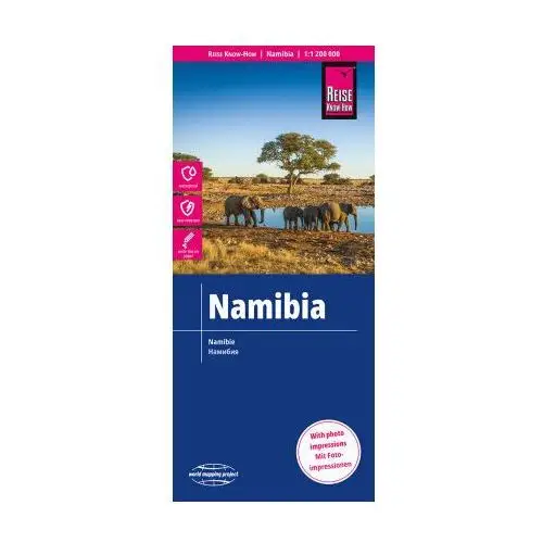 Reise Know-How Landkarte Namibia 1: 1.200.000