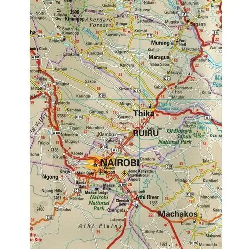 World Mapping Project Reise Know-How Landkarte Kenia (1:950.000). Kenya