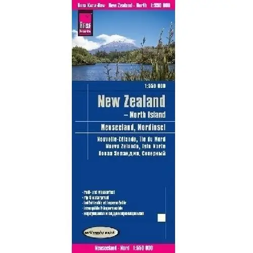 World mapping project landkarte neuseeland, nordinsel (1:550.000). new zealand - north island Reise know-how