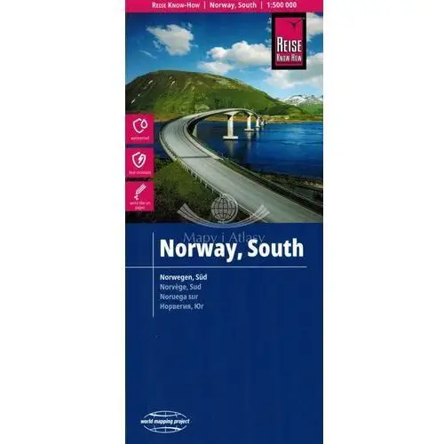 World Mapping Project Reise Know-How Landkarte Norwegen Süd (1:500.000). Southern Norway / Norvège sud / Noruega sur, 12619