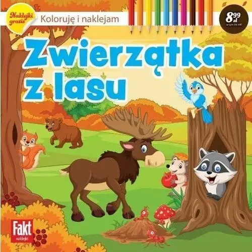 Ringier axel springer polska/dzieci Zwierzątka z lasu koloruję i naklejam