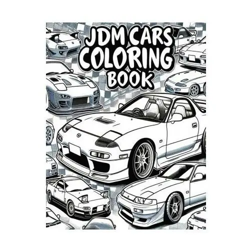 JDM Legends Japanese Cars Coloring Book for Car Lovers