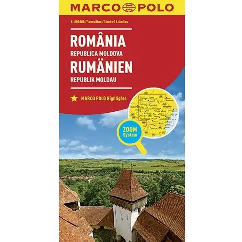 Romania. Republica Moldova. Rumanien. Republik Moldau. Mapa 1:800 000