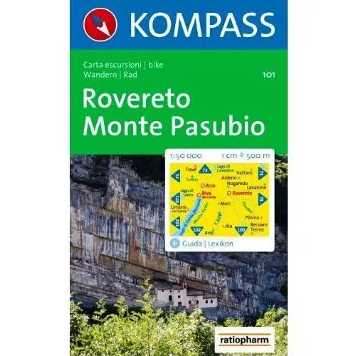 Rovereto, Monte Pasubio. Mapa 1:50 000