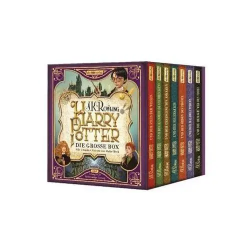 Harry Potter. Die große Box. Alle 7 Bände., 14 MP3-CDs Rowling, J. K