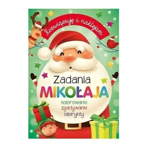 Rozwiązuję i naklejam. Zadania Mikołaja