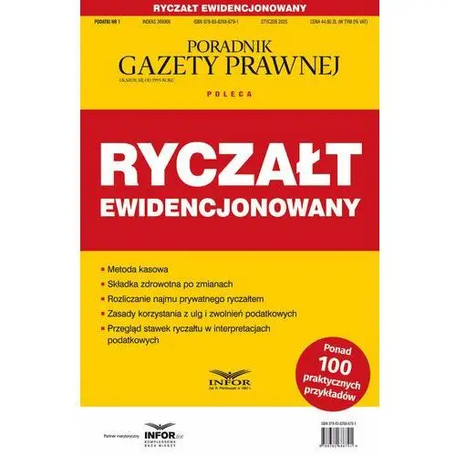 Ryczałt ewidencjonowany. Podatki 1/2025