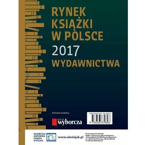 Rynek książki w Polsce 2017. Wydawnictwa