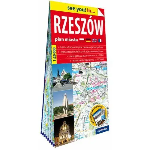 Rzeszów. Plan miasta 1:20 000