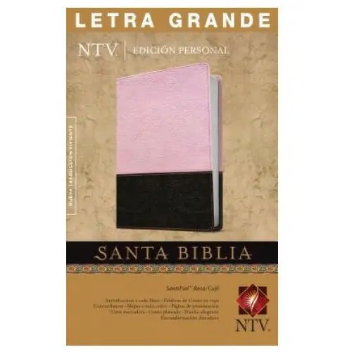 Santa Biblia NTV, Edicion personal, letra grande, DuoTono (Letra Roja, SentiPiel, Rosa/Cafe)